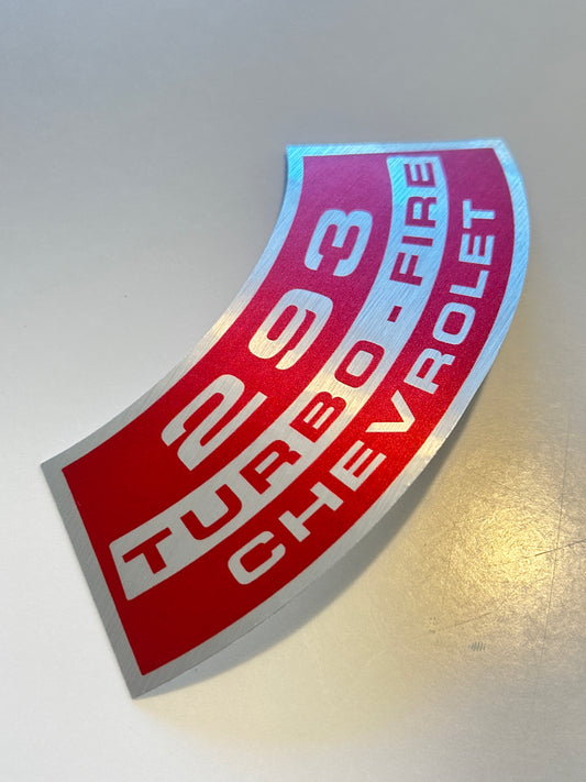 293Ci Air Cleaner Decal for Vintage 1960s Chevy Nova, Impala, Biscayne, Corvette, C10, Blazer, and More!